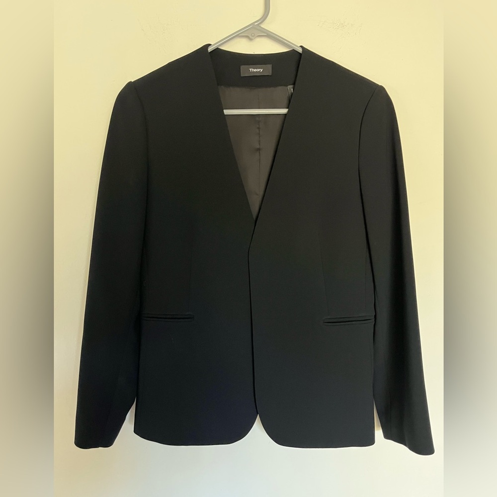 Theory Black Blazer